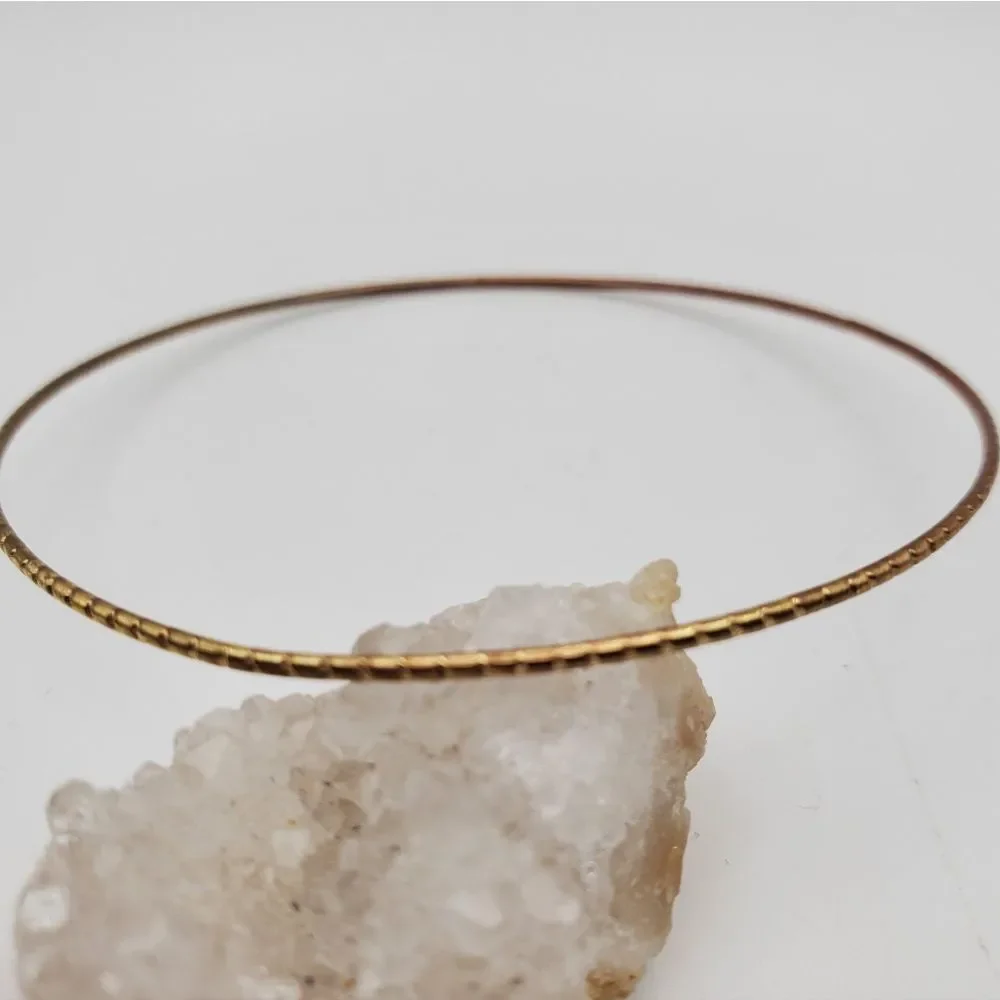 Copper rose gold‎ tone bracelet slider B1640